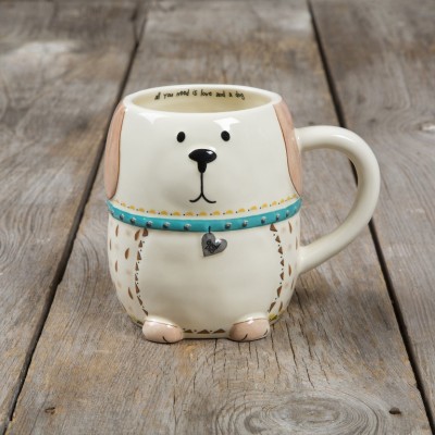 Folk Critter Mug - Dog