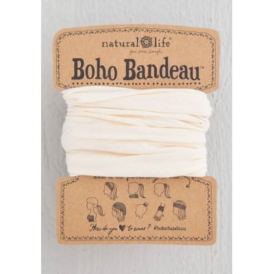 Boho Bandeau Solid Cream
