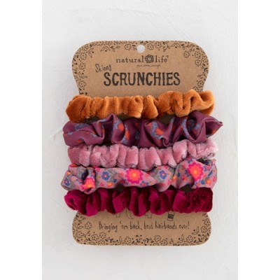 Mixed Scrunchies S/5 Set Orange