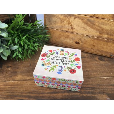 Happy Box You Make The World Better (Empty Box)