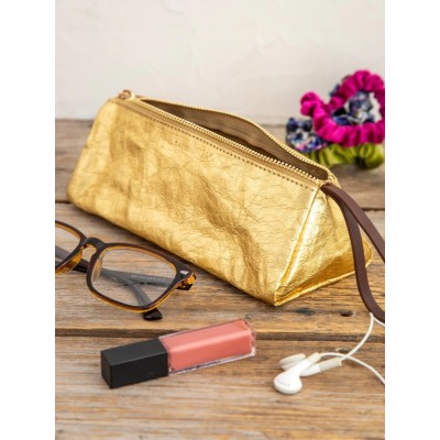 Penny Paper Accessory Pouch Gold