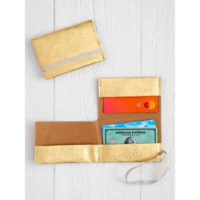 Penny Paper Card Holder Gold