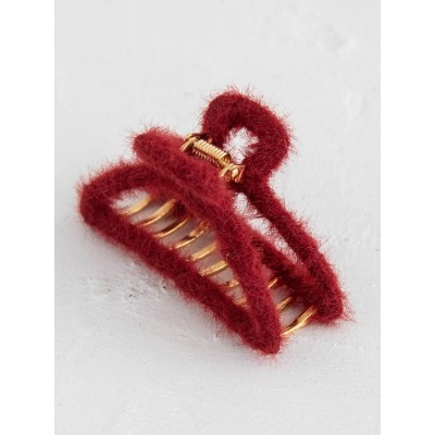 Eyelash Hair Claw Red