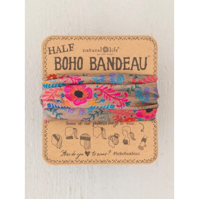 Boho Bandeau Half Rustic Daisy