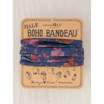Boho Bandeau Half Watercolour Ind Floral