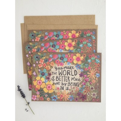 Greeting Card Sets You Make the World...