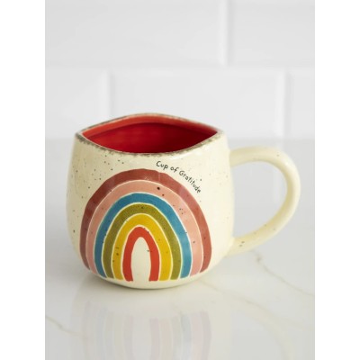 Artisan Mug Gratitude Rainbow