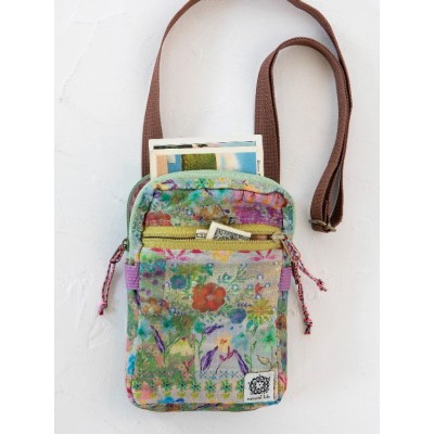 8 in 1 Pocket Crossbody Taupe Watercolour