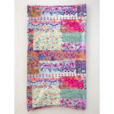 Boho Bandeau Pink Watercolour Patchwork