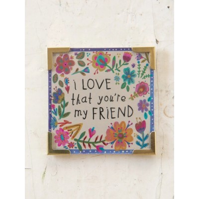 Corner Magnet I Love Friend