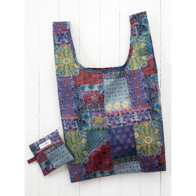 Reusable Market Tote Mandala  Borders