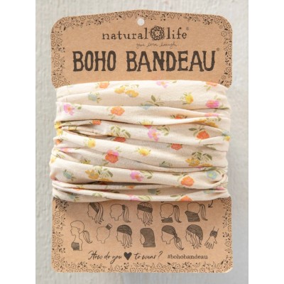 Boho Bandeau Ditsy Floral Pastel Cream