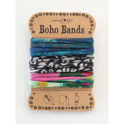 Boho Bands Blue Floral