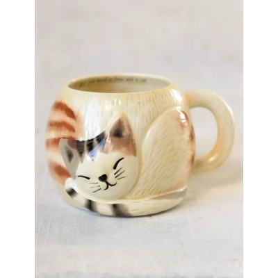Folk Art Mug All U Need Is Love Cat Folk Art Mug All U Need Is Love Cat