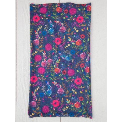 Boho Bandeau Navy Wildflowers