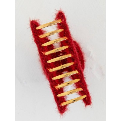 Eyelash Hair Claw Red