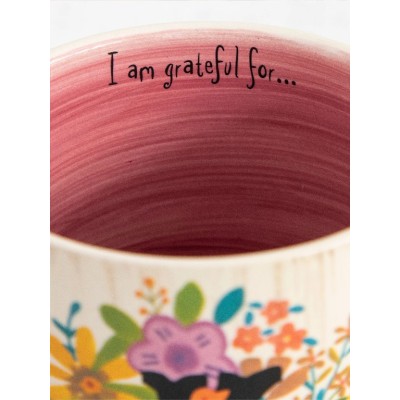 Initial Mug Flower I