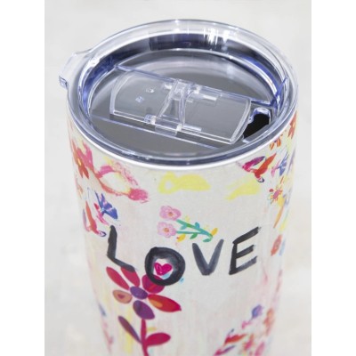 Water Tumbler Life is a Canvas Love