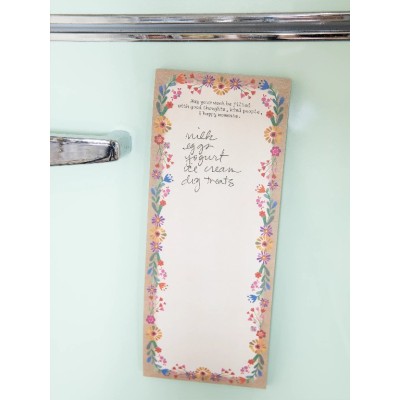 Magnetic Notepad May Your Week Folk