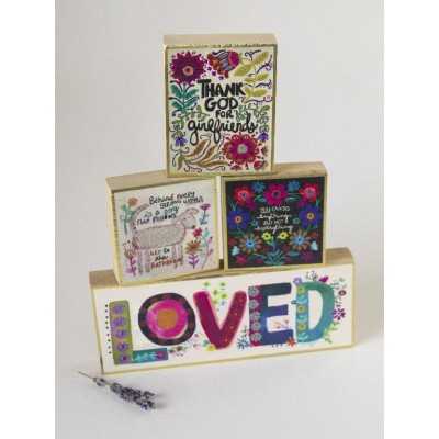 Tiny Block Keepsake Loved
