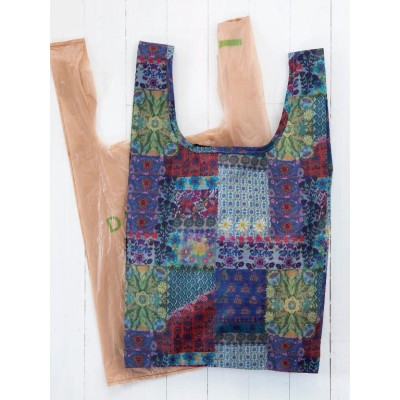 Reusable Market Tote Mandala  Borders
