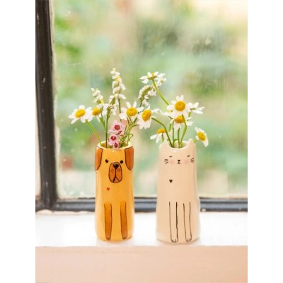Cutest Little Bud Vase Dog