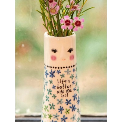 Folk Friend Bud Vase Life Is Better