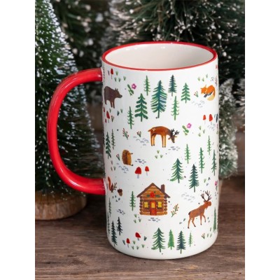 Latte Mug Woodland Cup Of Cozy