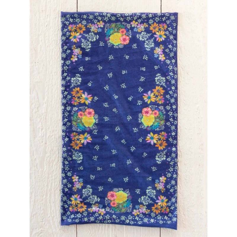Boho Bandeau Navy Tropical Bandana Boho Bandeau Navy Tropical Bandana